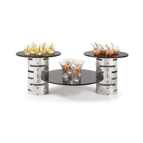 Rosseto Skycap Multi-Level Riser Round Stainless Steel 12in. – Top ...