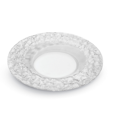 Round Platter Clear Acrylic