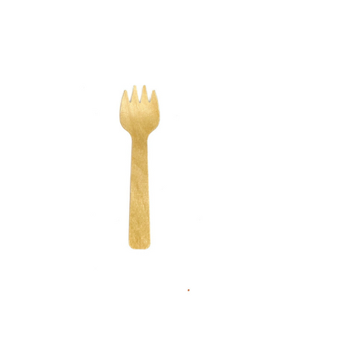 Eco Friendly Disposable Wooden Mini Fork